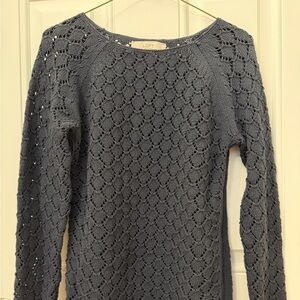 LOFT Charcoal Knit Women's Sweater
